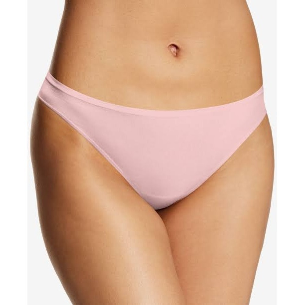 Maidenform Womens Size XXL/9 Cotton Comfort Thong Panty Underwear in Pink 2200